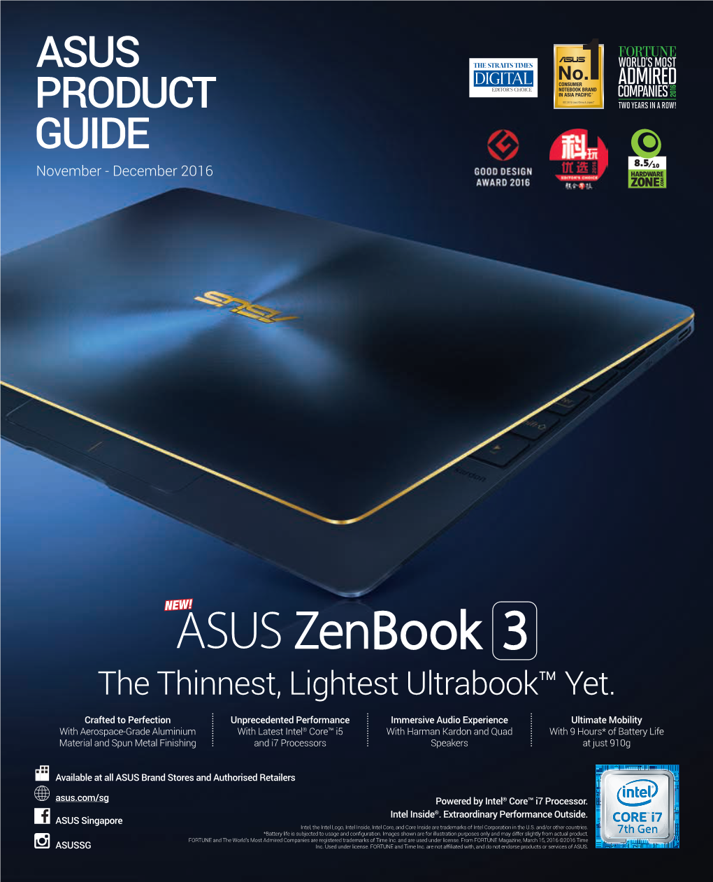 ASUS Product Guide | NOVEMBER - DECEMBER 2016 3 2-In-1 Notebook Series