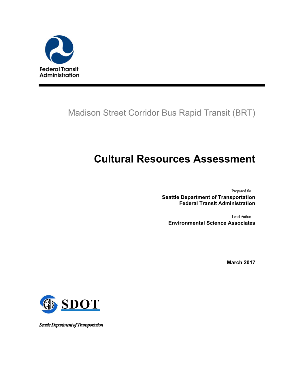 Cultural Resources Assessment