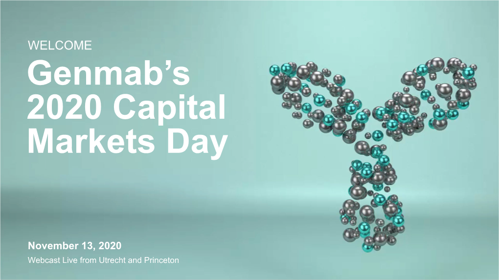 Genmab's 2020 Capital Markets