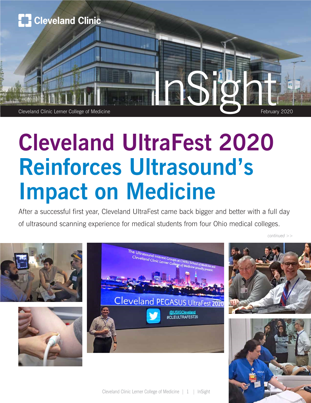 Cleveland Ultrafest 2020 Reinforces Ultrasound's Impact on Medicine