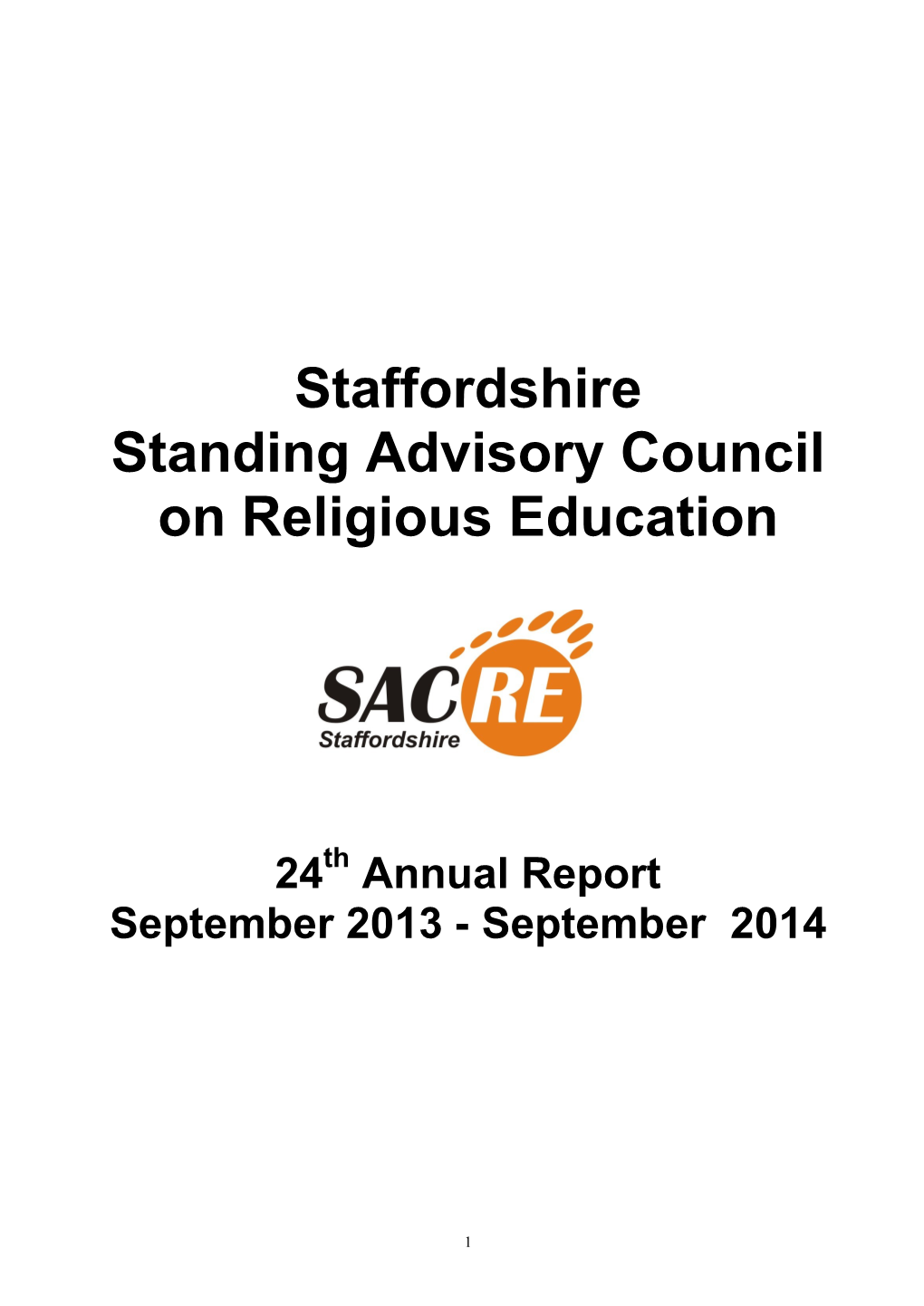 Staffordshire Standing Advisory Council on Religious Education