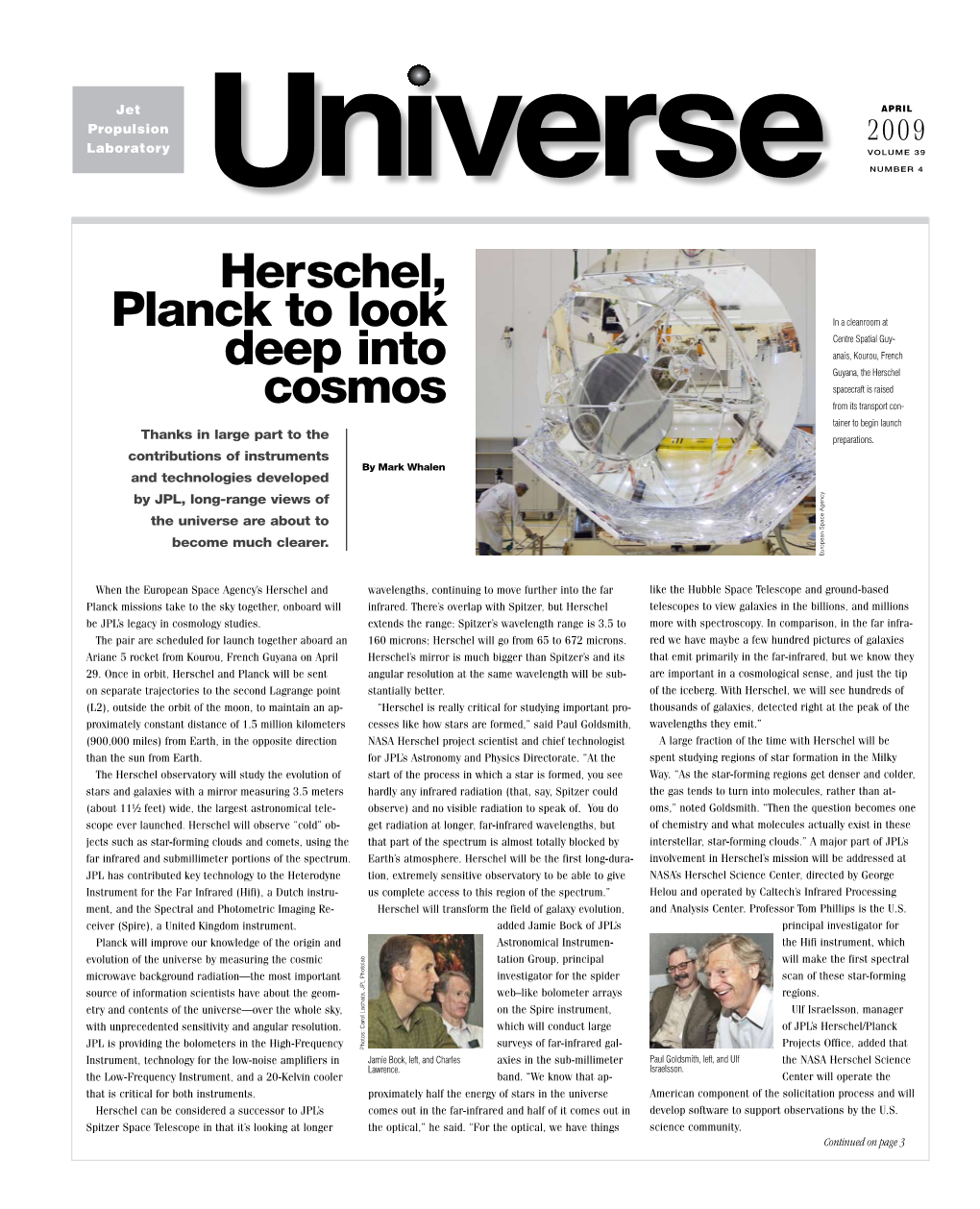 Herschel, Planck to Look Deep Into Cosmos