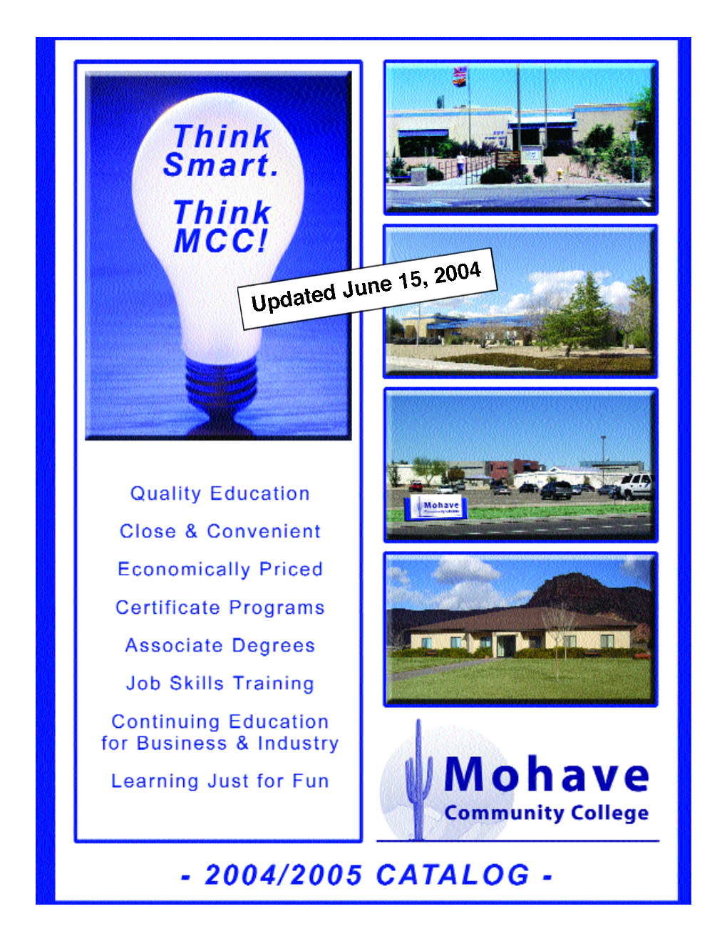 Mohave Community College Tuition Schedule 2004-2005
