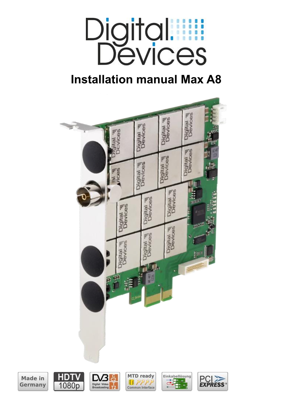 Installation Manual Max A8.Pdf