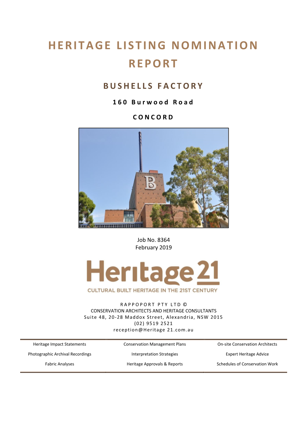 Bushells Factory