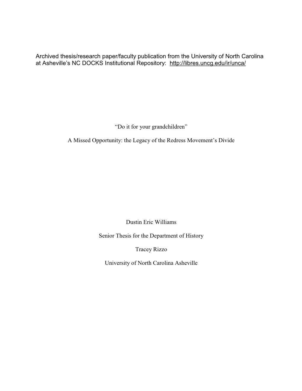 Archived Thesis/Research Paper/Faculty Publication from The