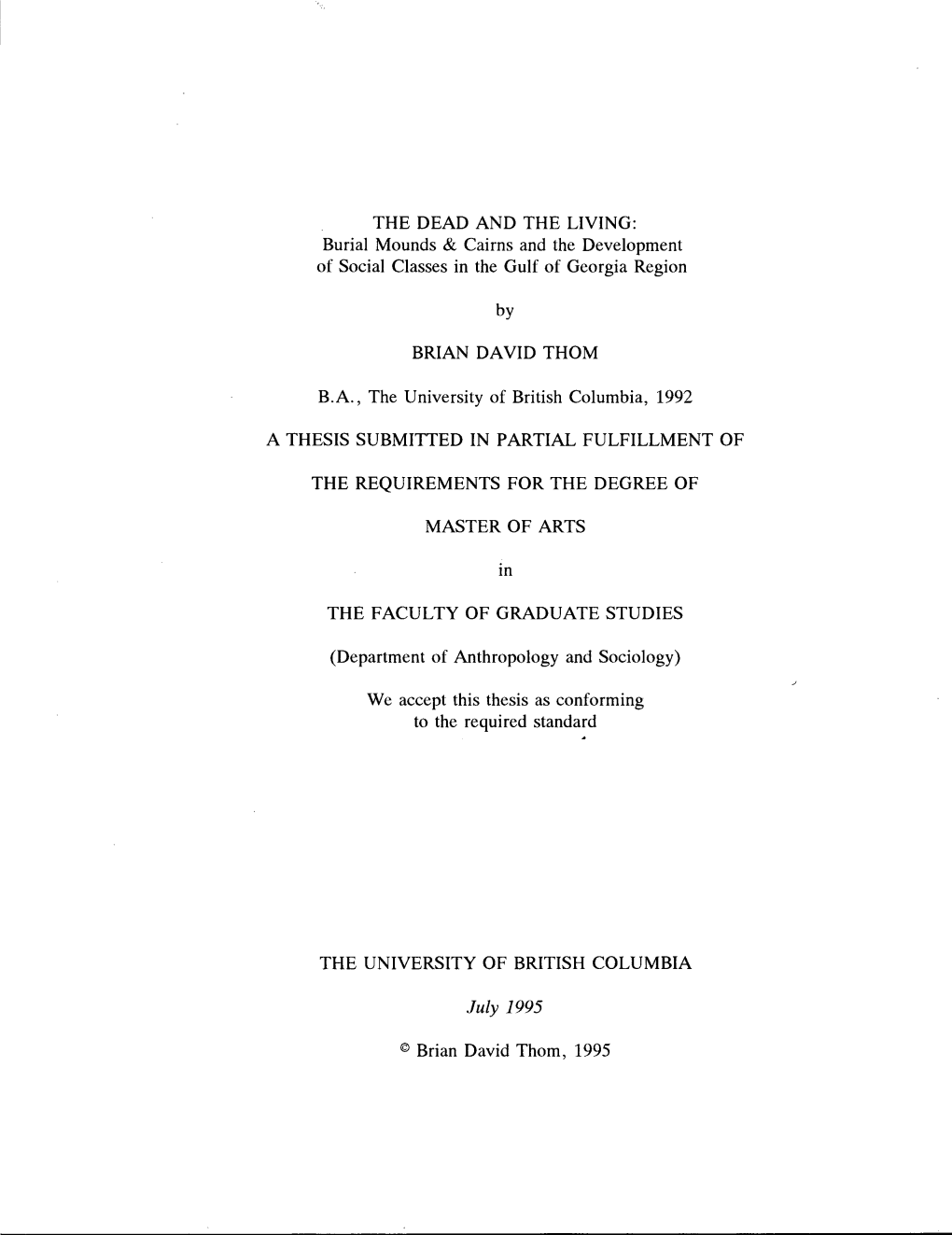 Burial Mounds & Cairns and the Development of Social Classes In