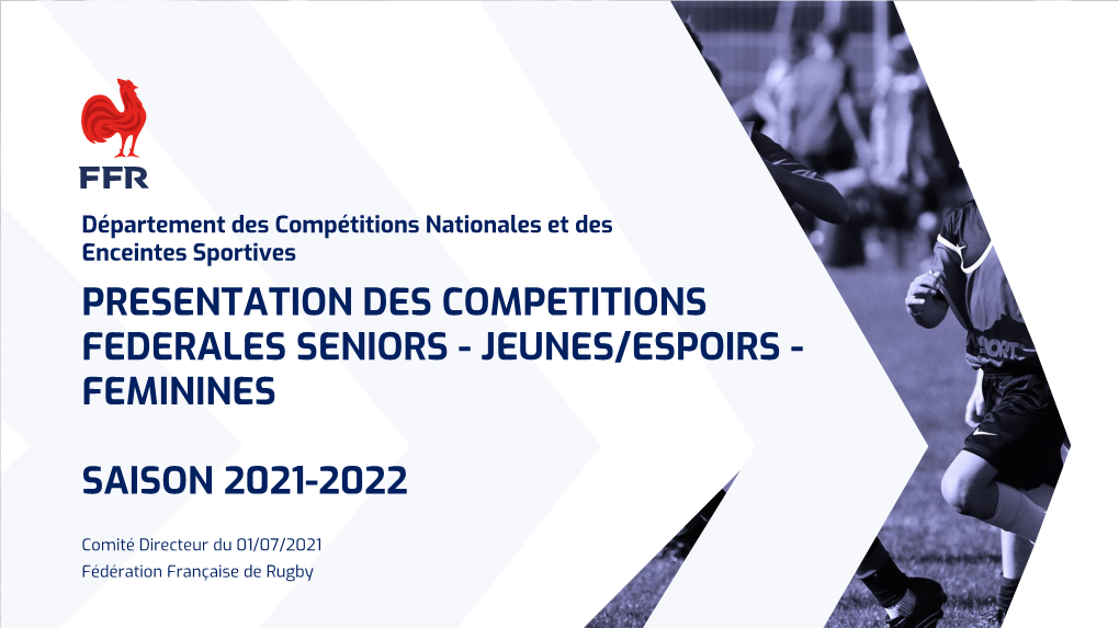 Presentation Des Competitions Federales 2021-2022