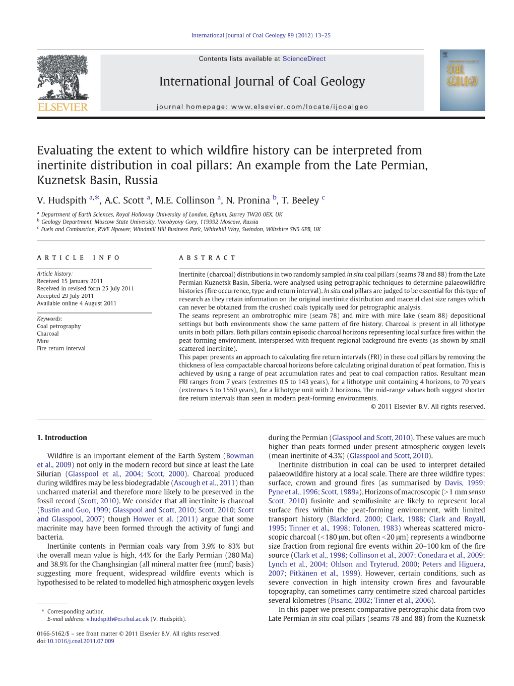 Evaluating the Extent to Which Wildfire History Can Be Interpreted From