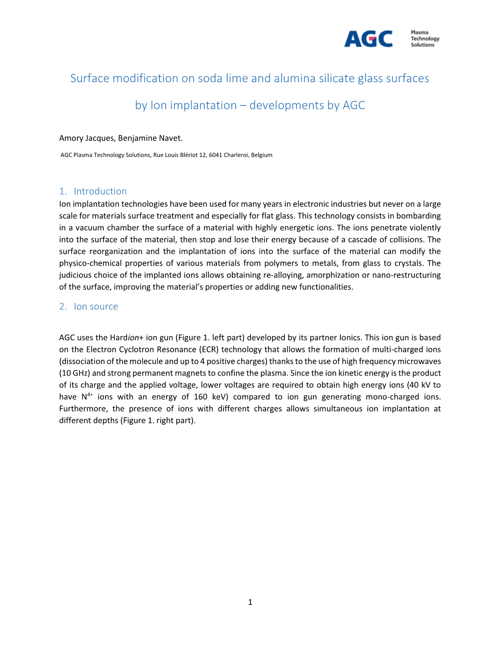 Surface Modification on Soda Lime and Alumina Silicate Glass Surfaces By