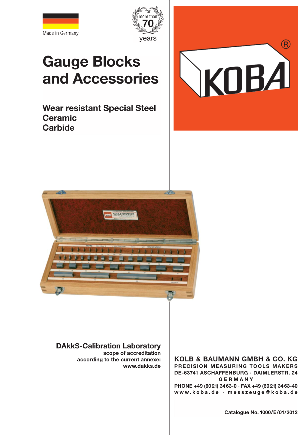 Gauge Blocks and Accessories