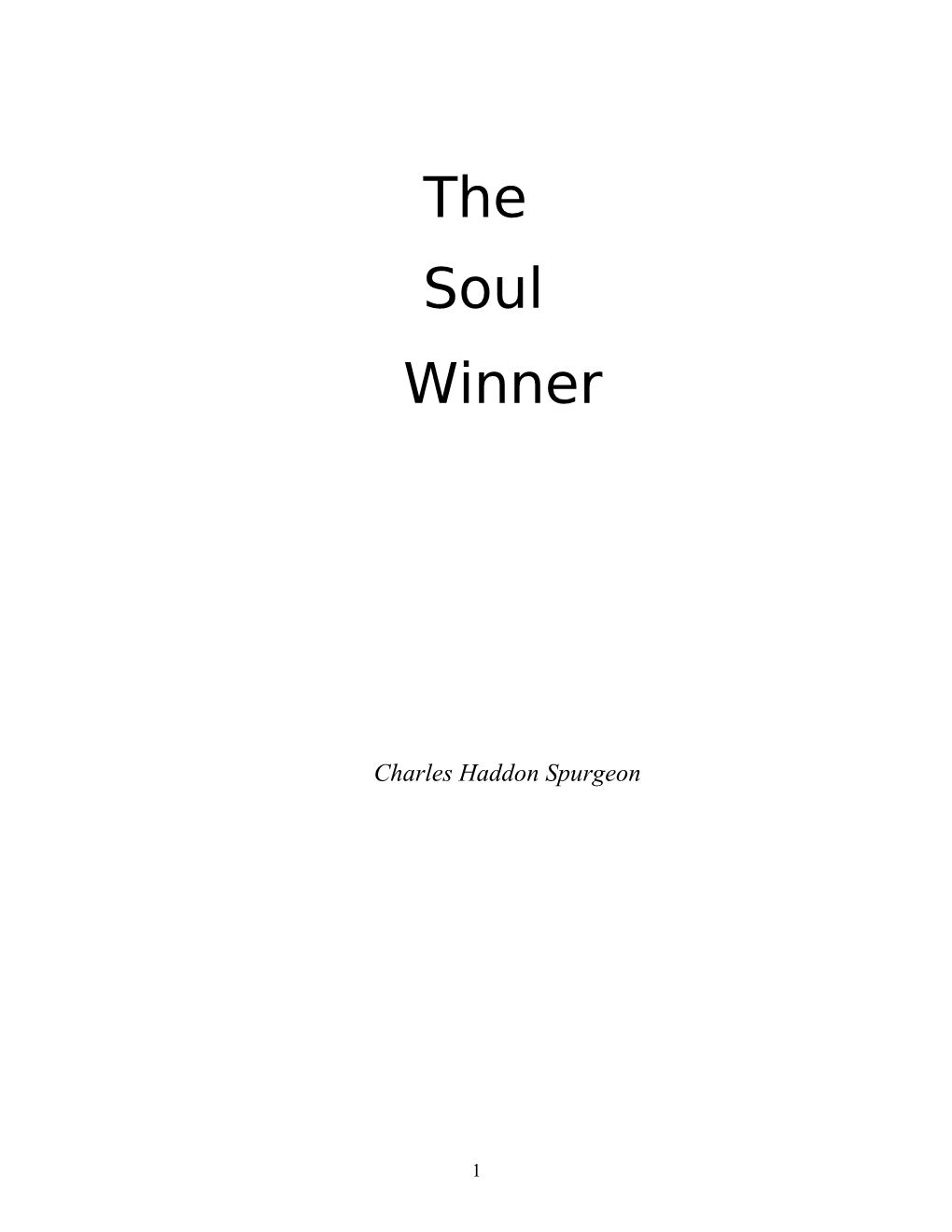 The Soul Winner