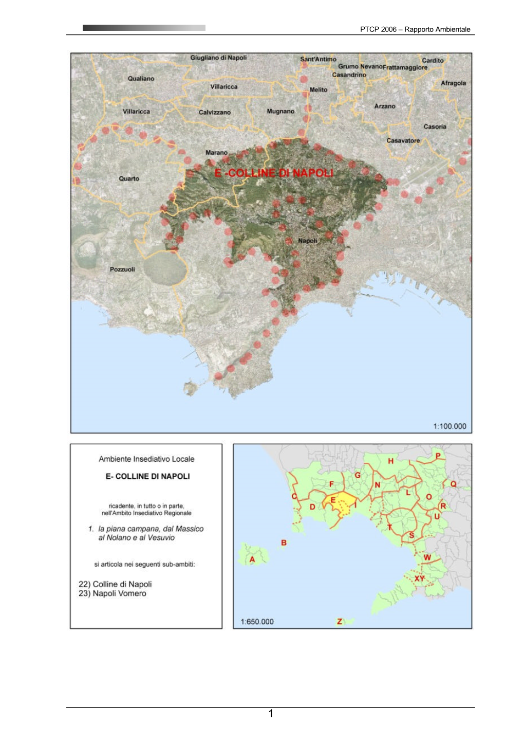 PTCP 2006 – Rapporto Ambientale