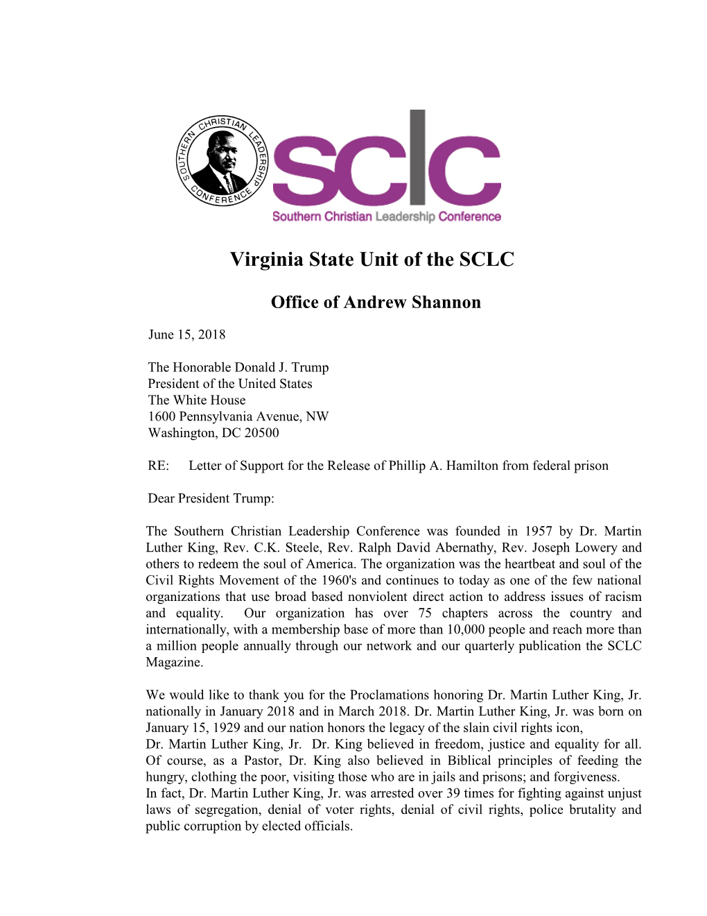 Virginia State Unit of the SCLC