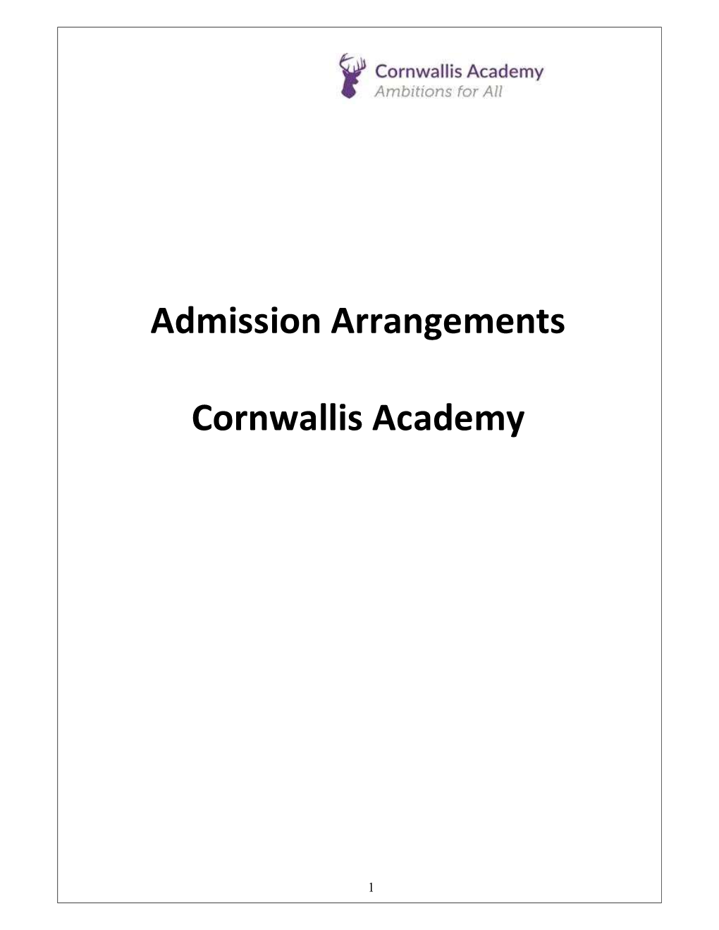 Cornwallis Academy