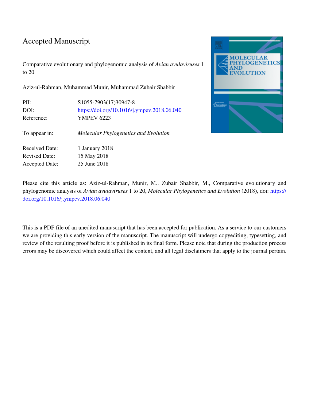 Comparative Evolutionary and Phylogenomic Analysis of Avian Avulaviruses 1 to 20