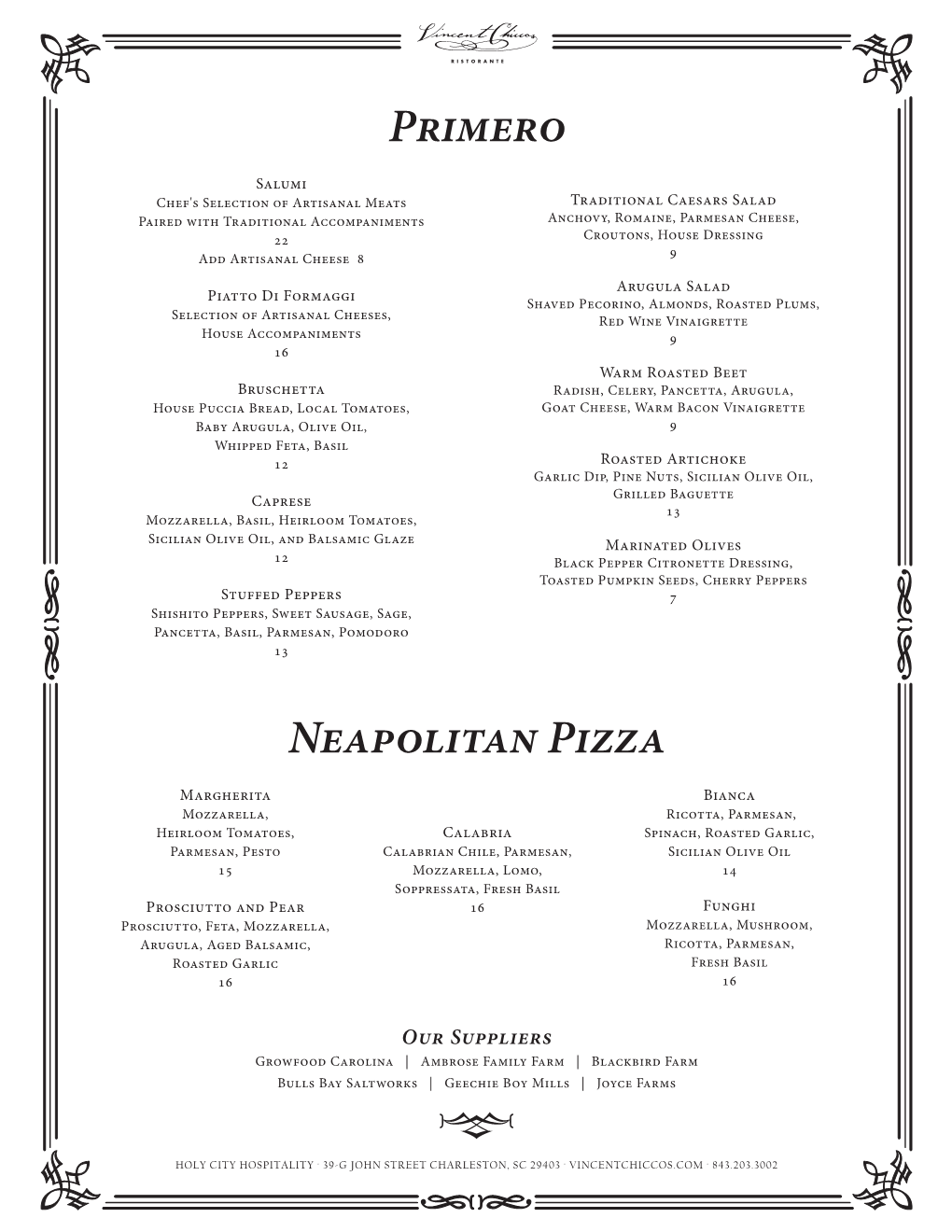 Primero Neapolitan Pizza