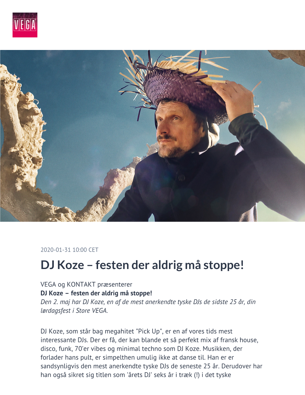 DJ Koze – Festen Der Aldrig Må Stoppe!