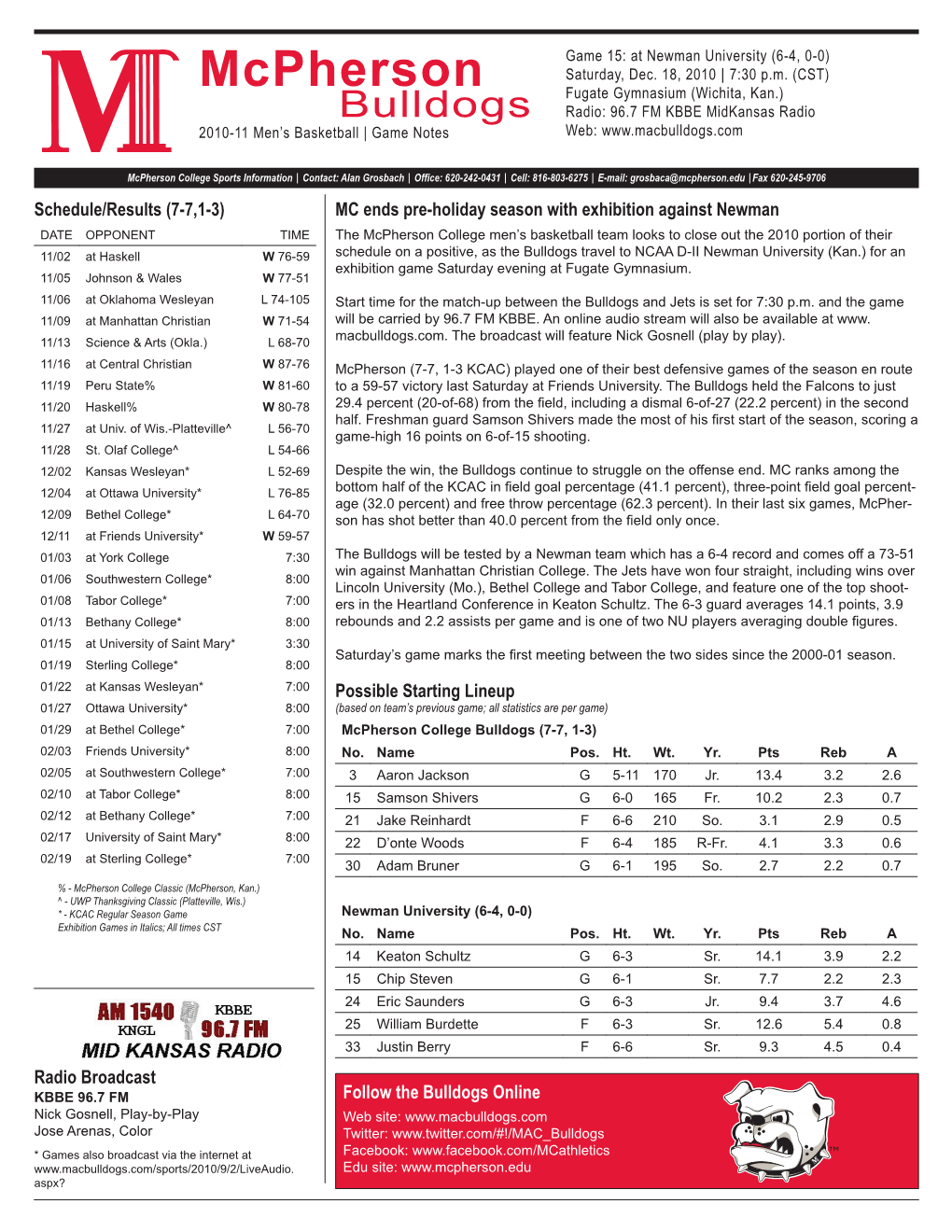 Game Notes (PDF)