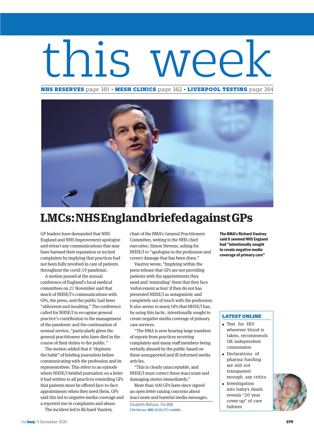 NHS England Briefed Against Gps