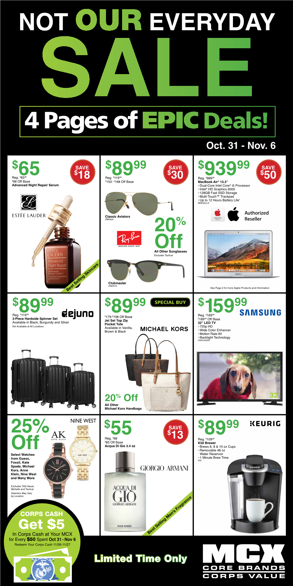 NOT OUR EVERYDAY SALE 4 Pages of EPIC Deals! Oct