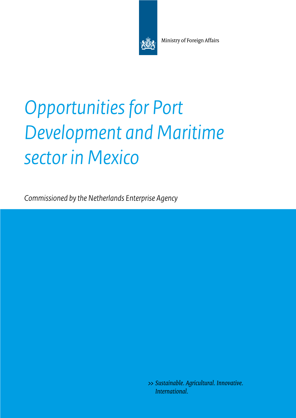 Opportunities for Port Development and Maritime Sector in Mexico