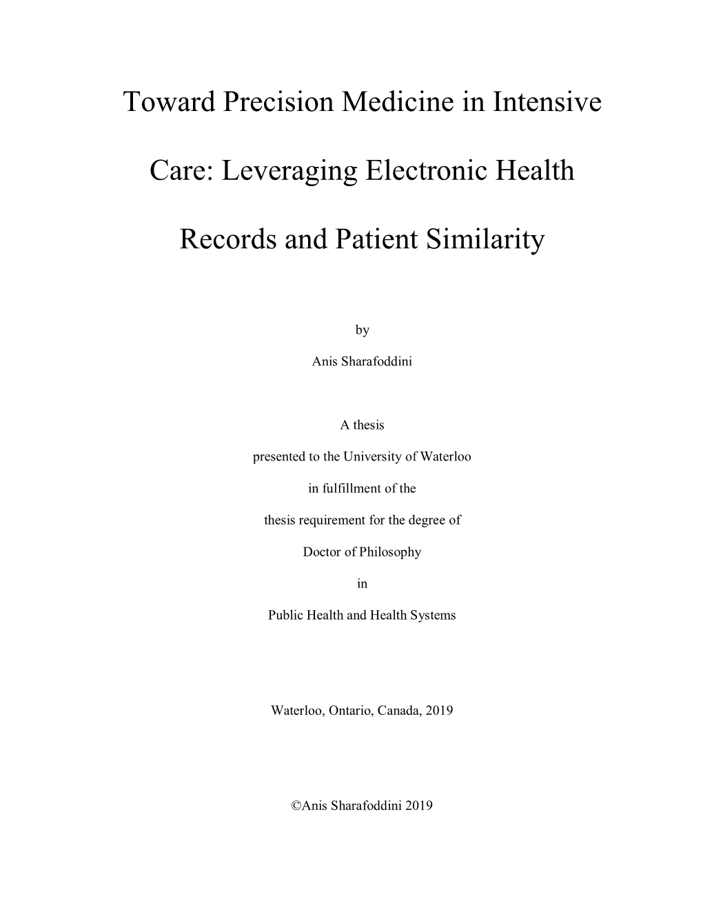 Leveraging Electronic Health Records and Patient Similarity