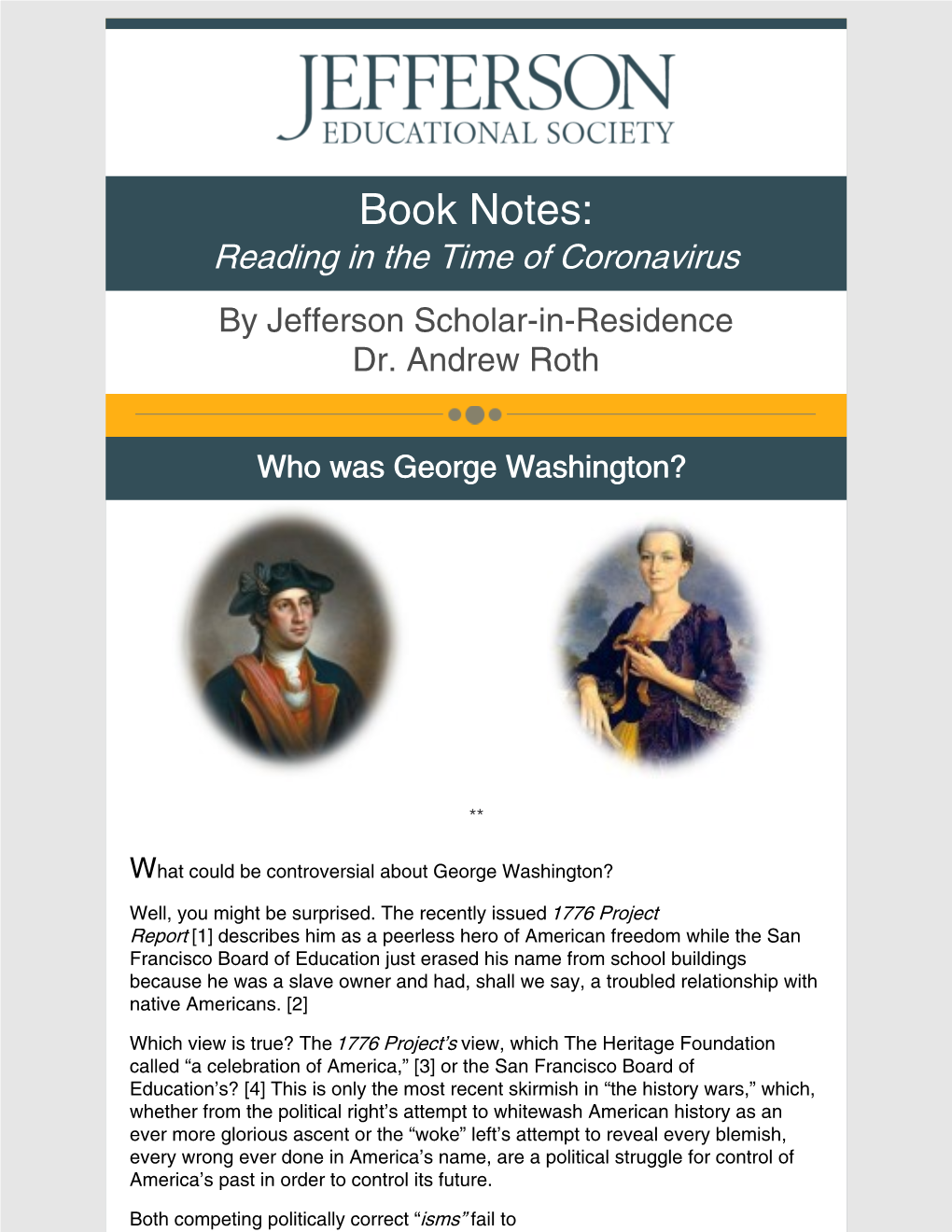 Who Was George Washington?