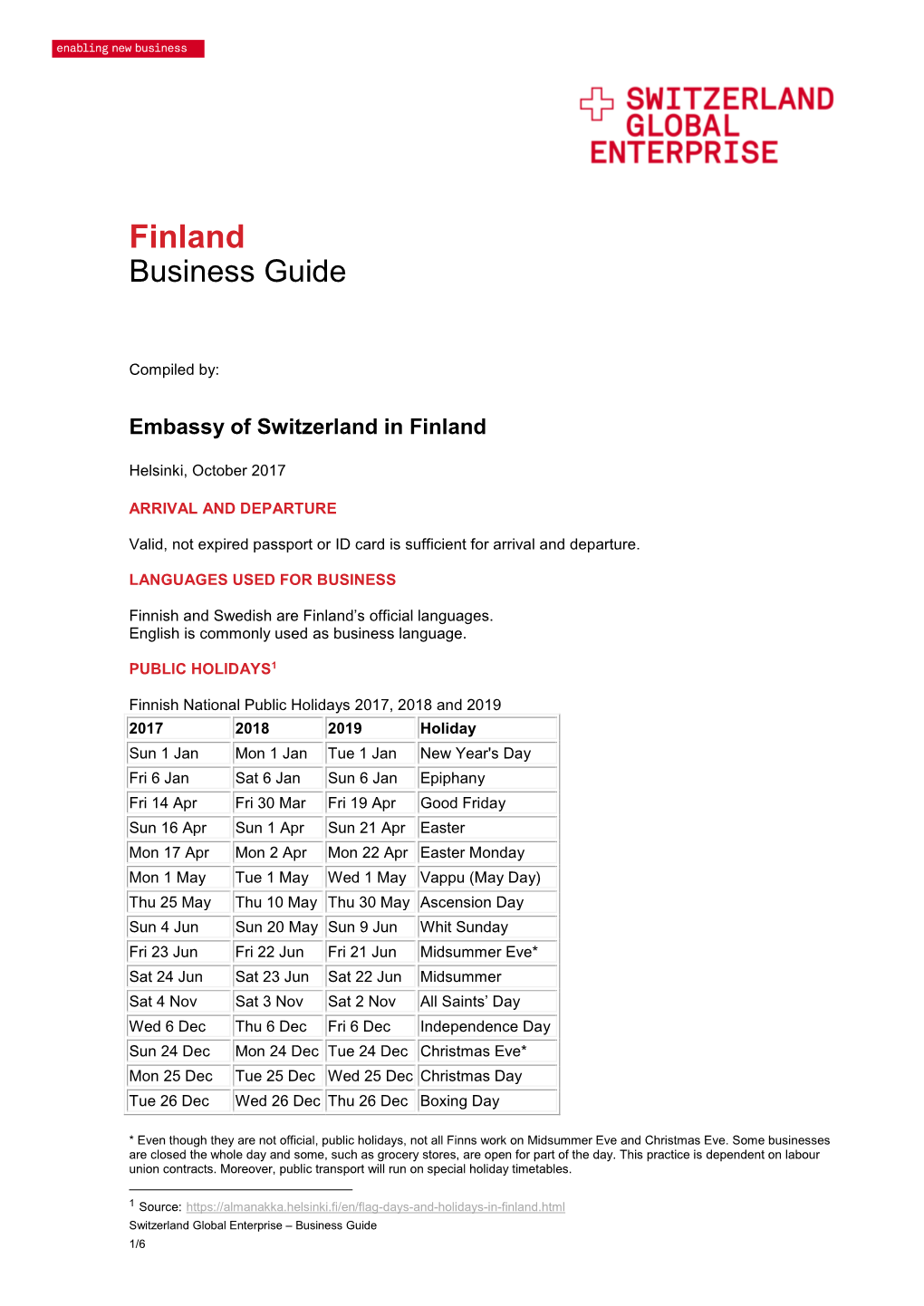 Finland Business Guide