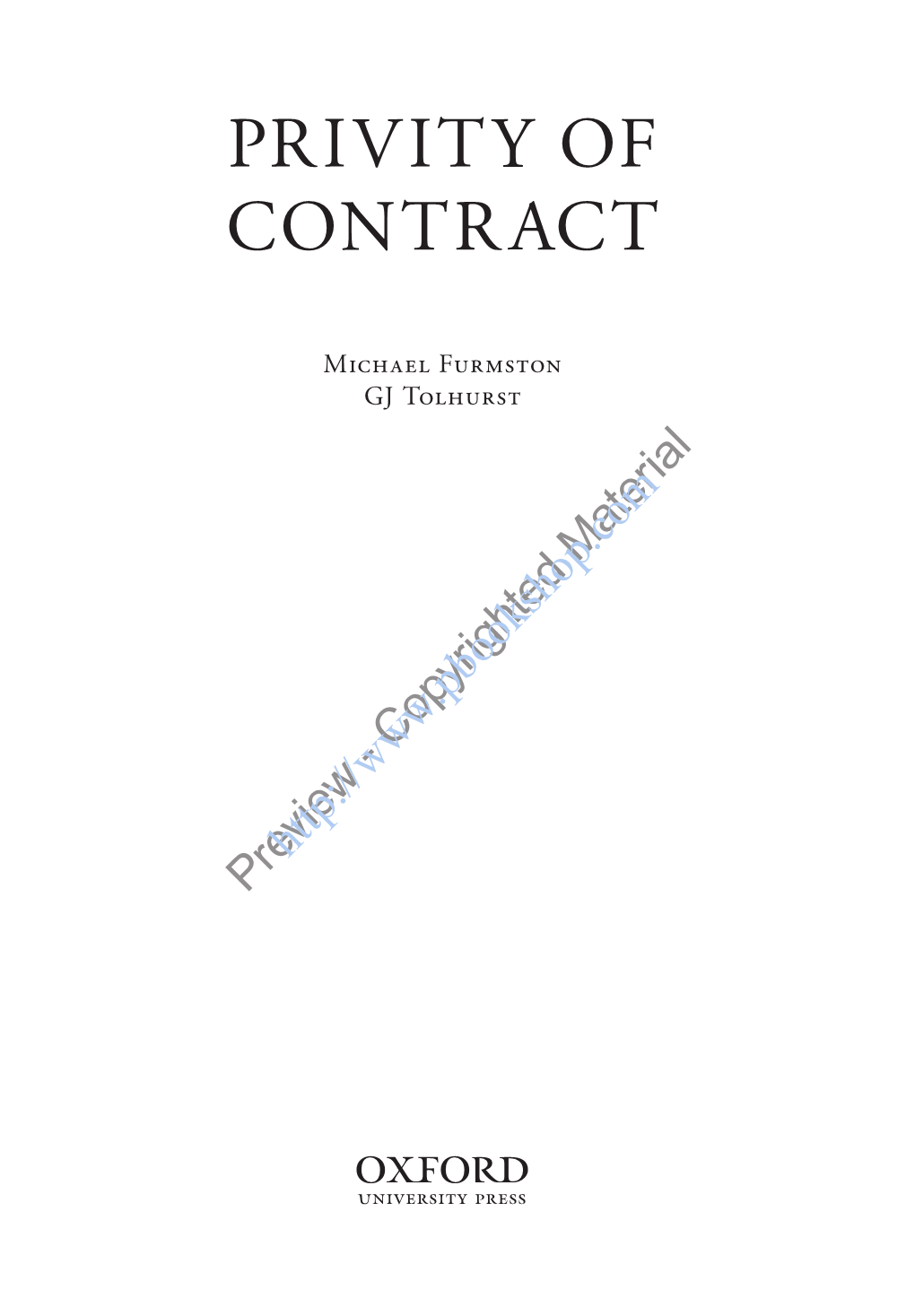 Privity of Contract