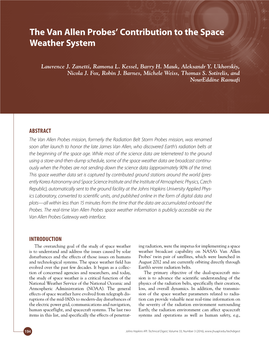 The Van Allen Probes' Contribution to the Space Weather System