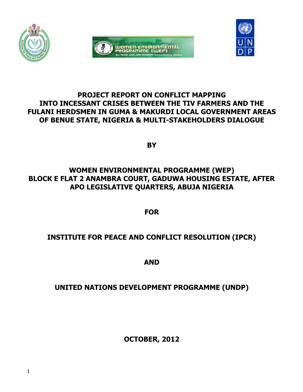 Project Report on Conflict Mapping Into Incessant