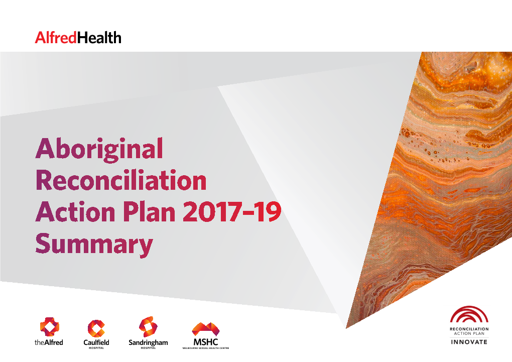 Aboriginal Reconciliation Action Plan 2017–19 Summary