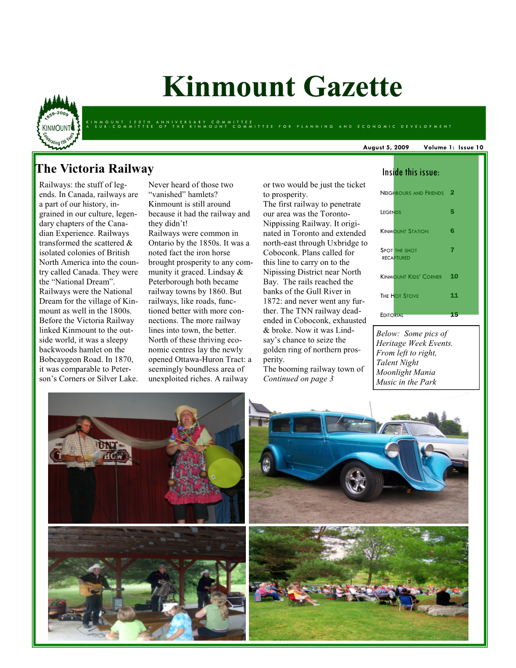 Kinmount Gazette