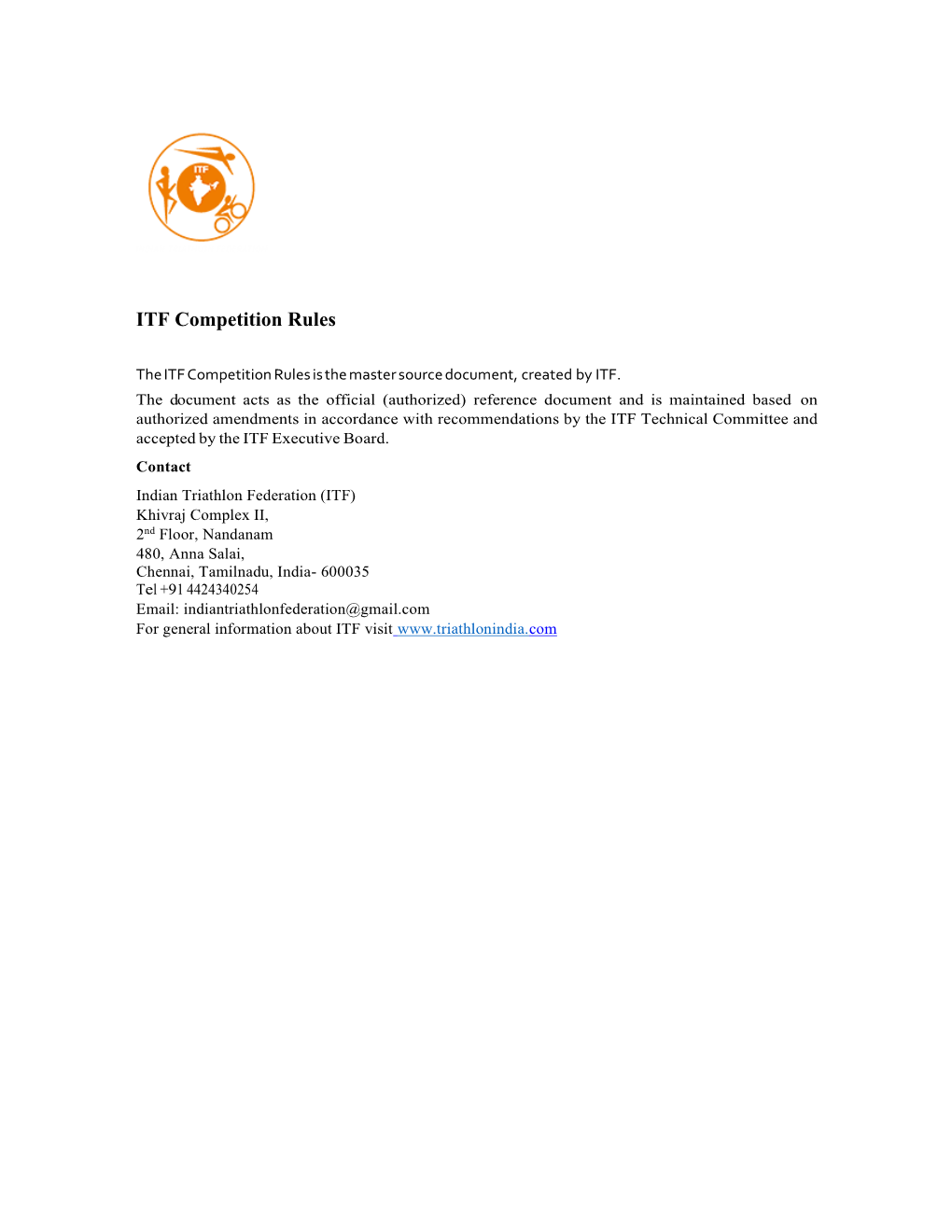 ITF Competition Rules