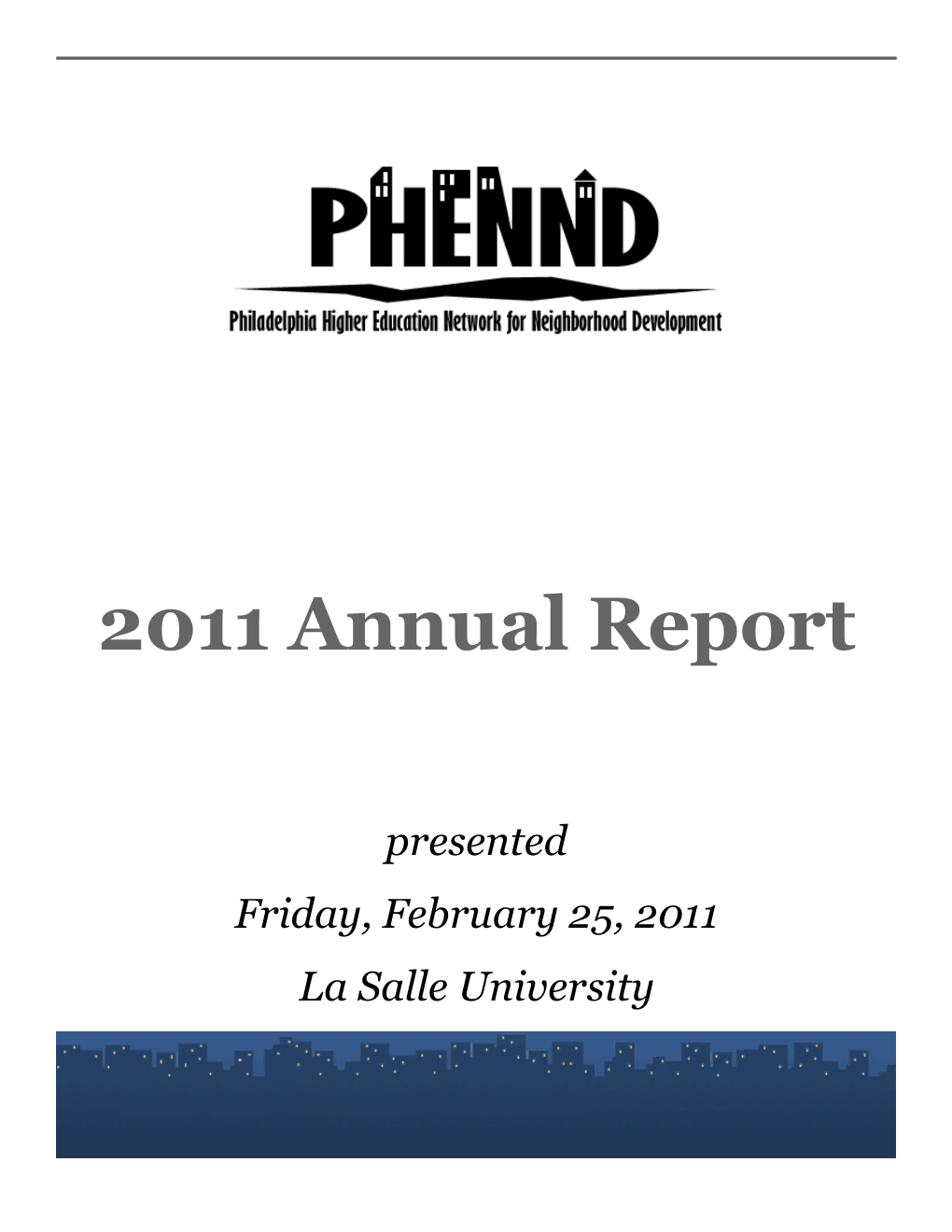 2011 Annual Report