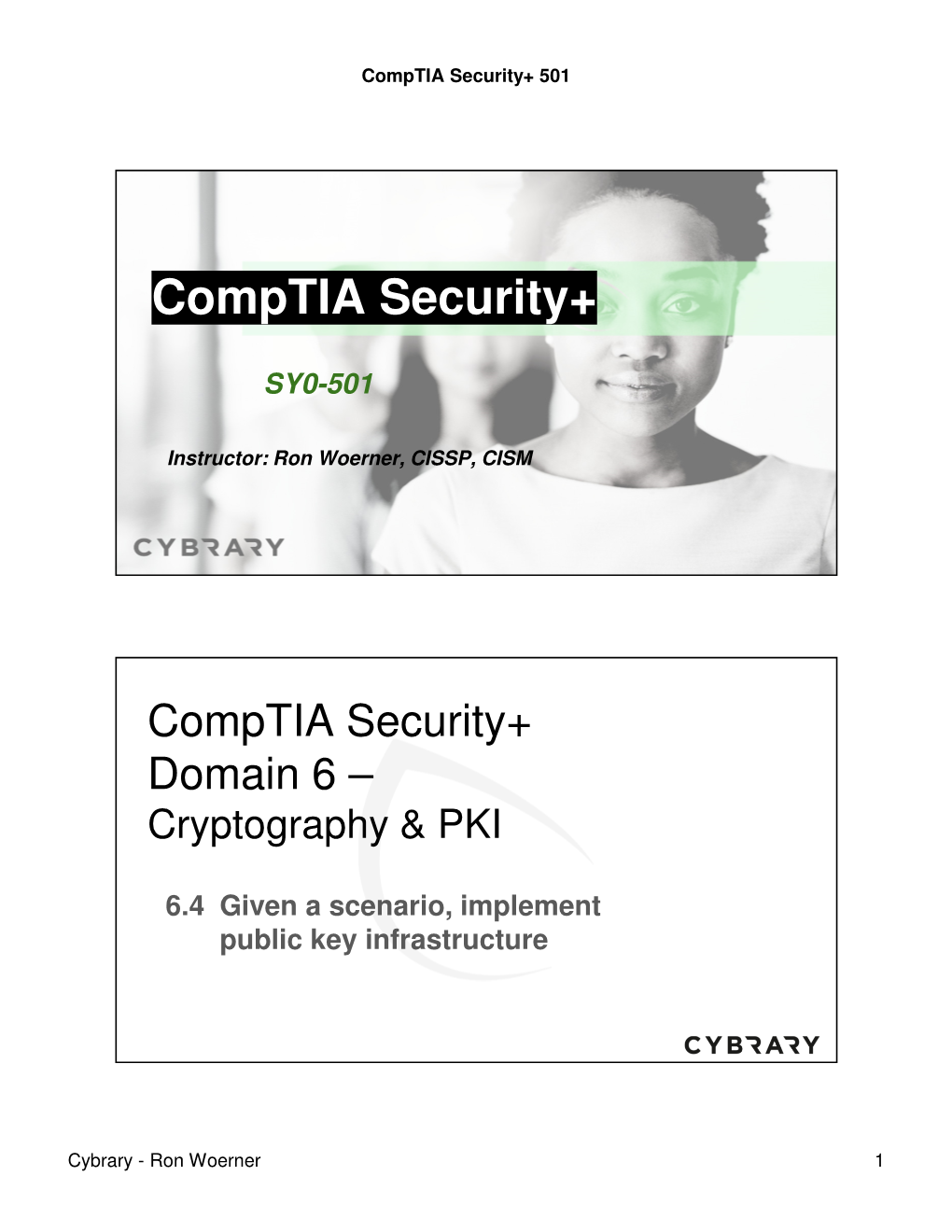 Comptia Security+ 501