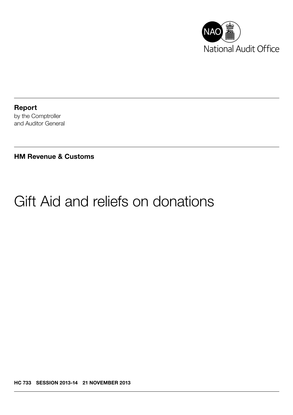 Gift Aid and Reliefs on Donations
