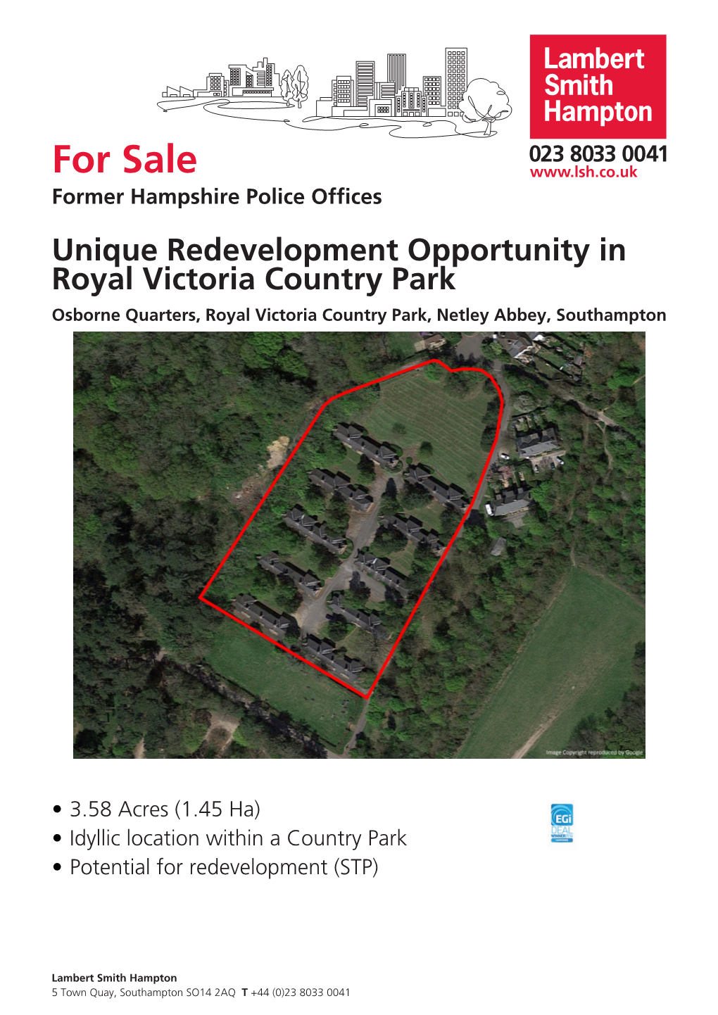 For Sale,Osborne Quarters, Royal Victoria Country Park, Netley Abbey