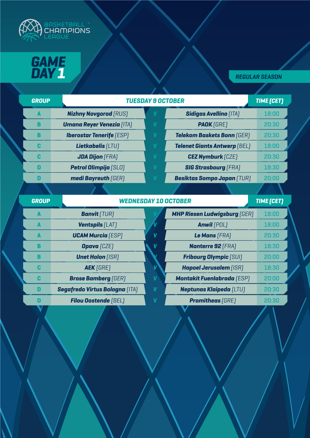 BCL Competition Schedule 2018-19 PO.Indd