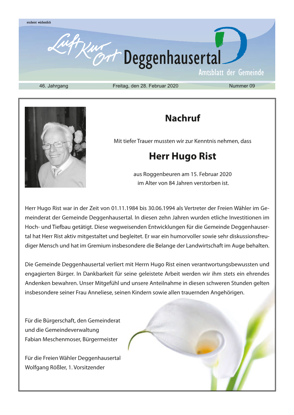Deggenhausertal Amtsblatt Der Gemeinde