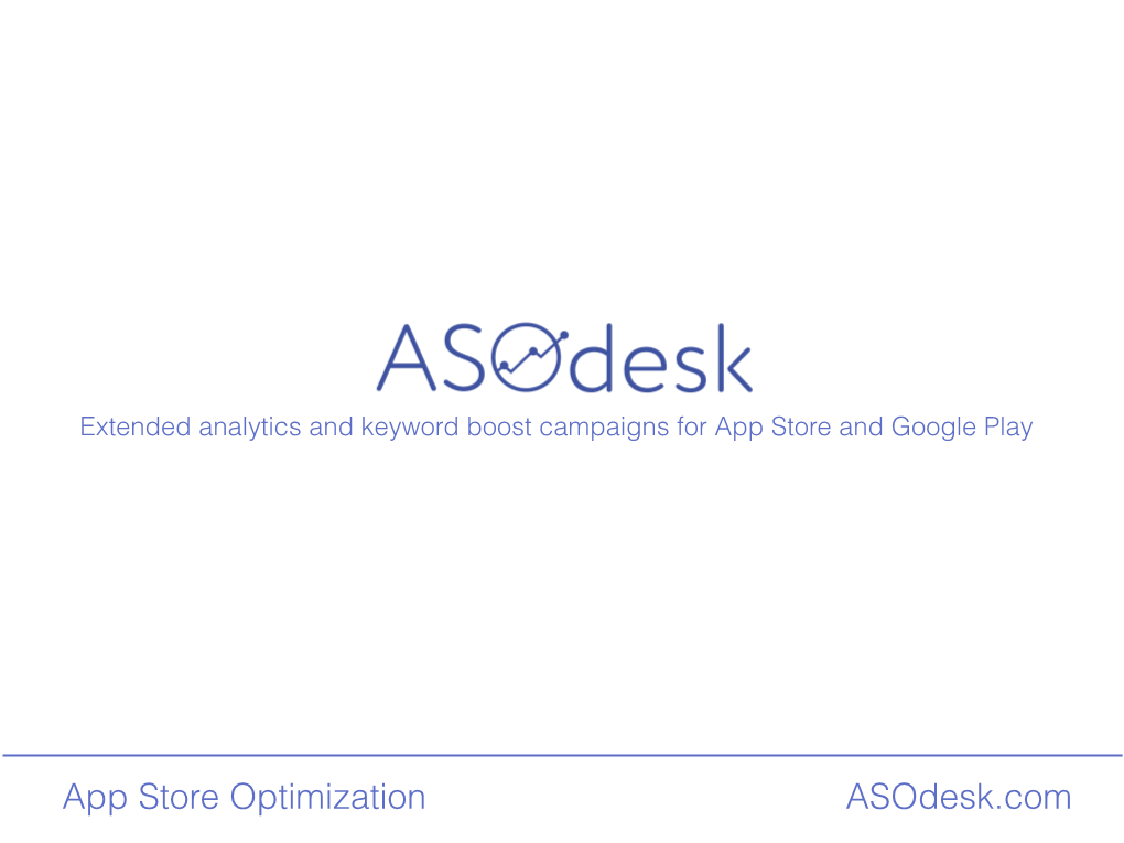 Asodesk.Com App Store Optimization