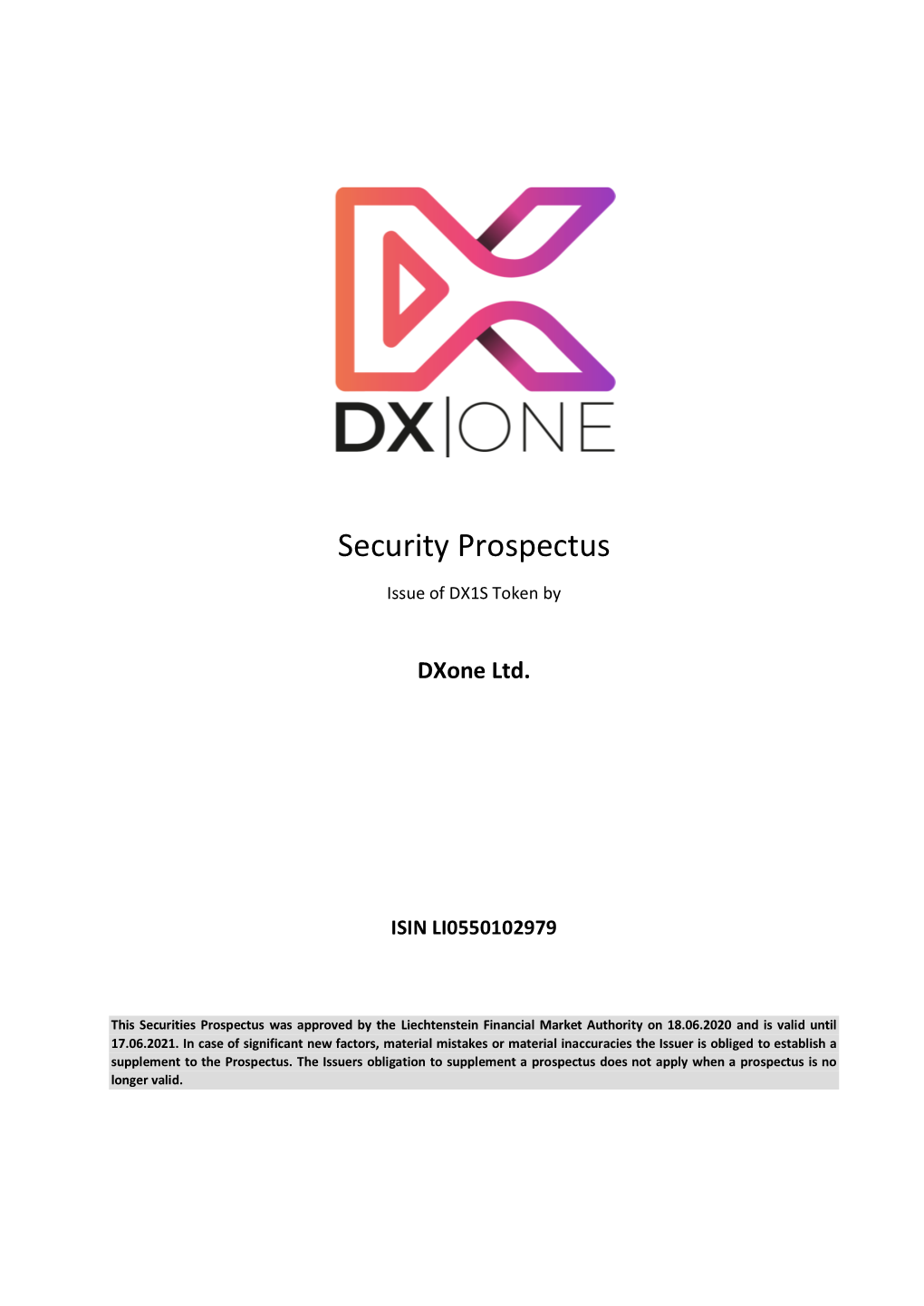 Security Prospectus