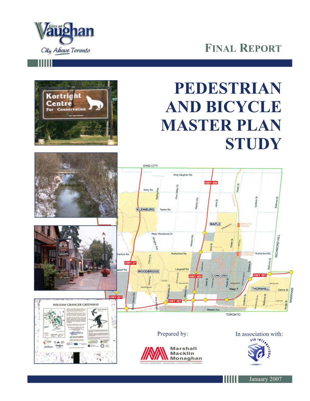 Pedestrian and Bicycle Master Plan Study