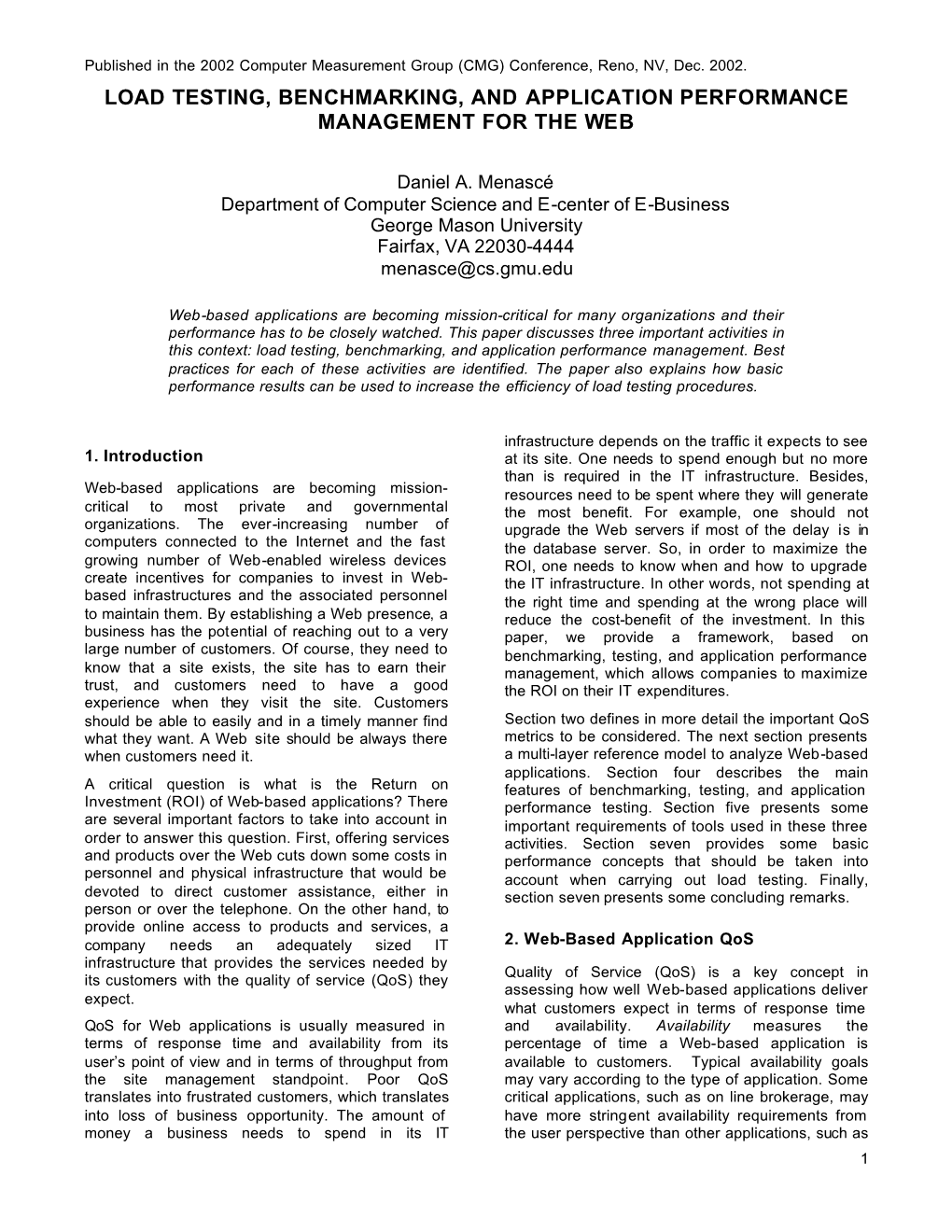 Load Testing, Benchmarking, and Application Performance Management for the Web