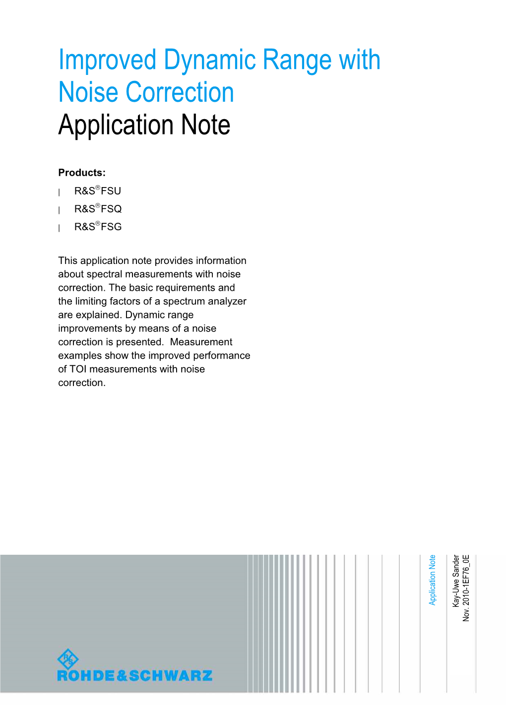 Application Note Template