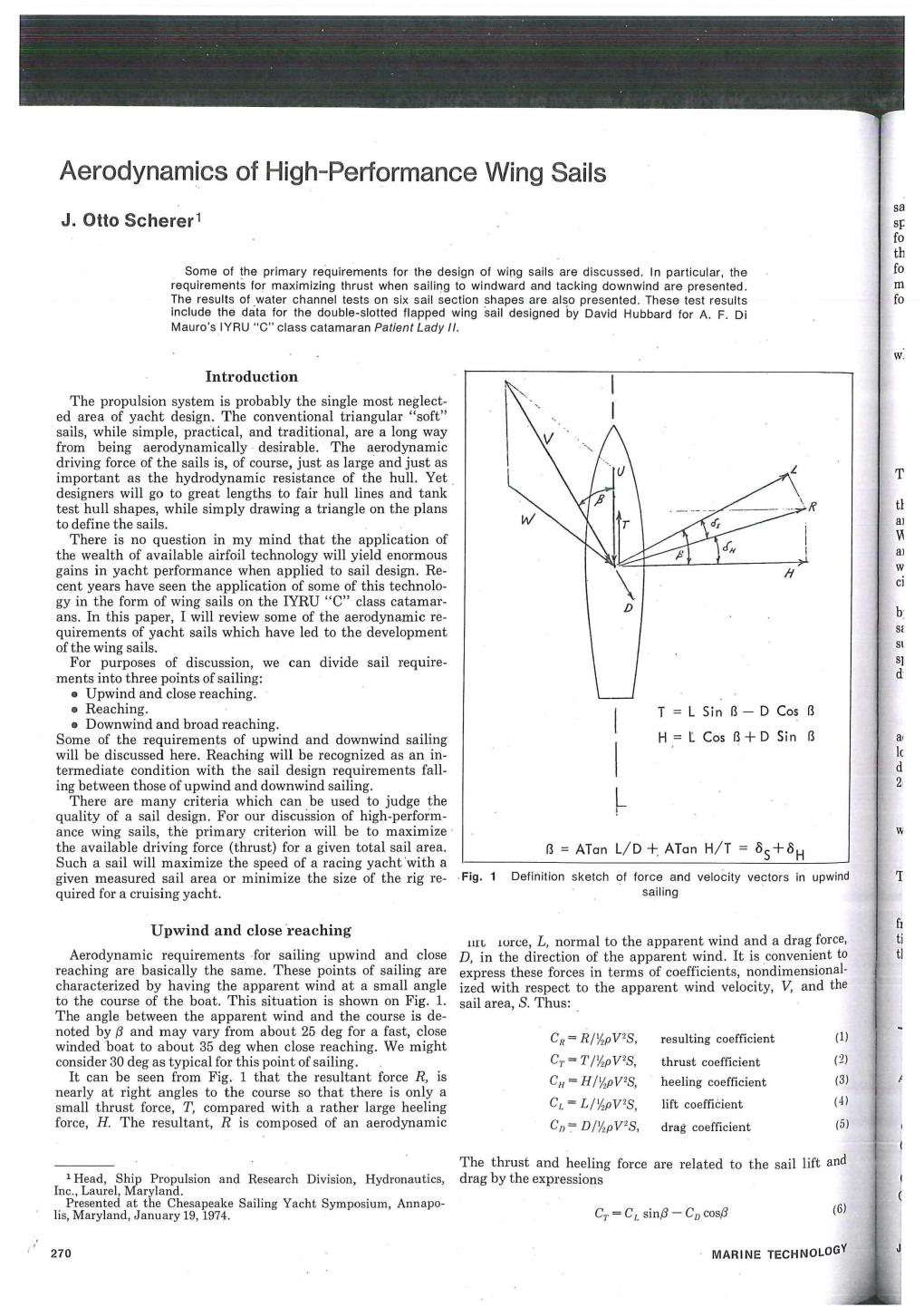 Aerodynamics of High-Performance Wing Sails