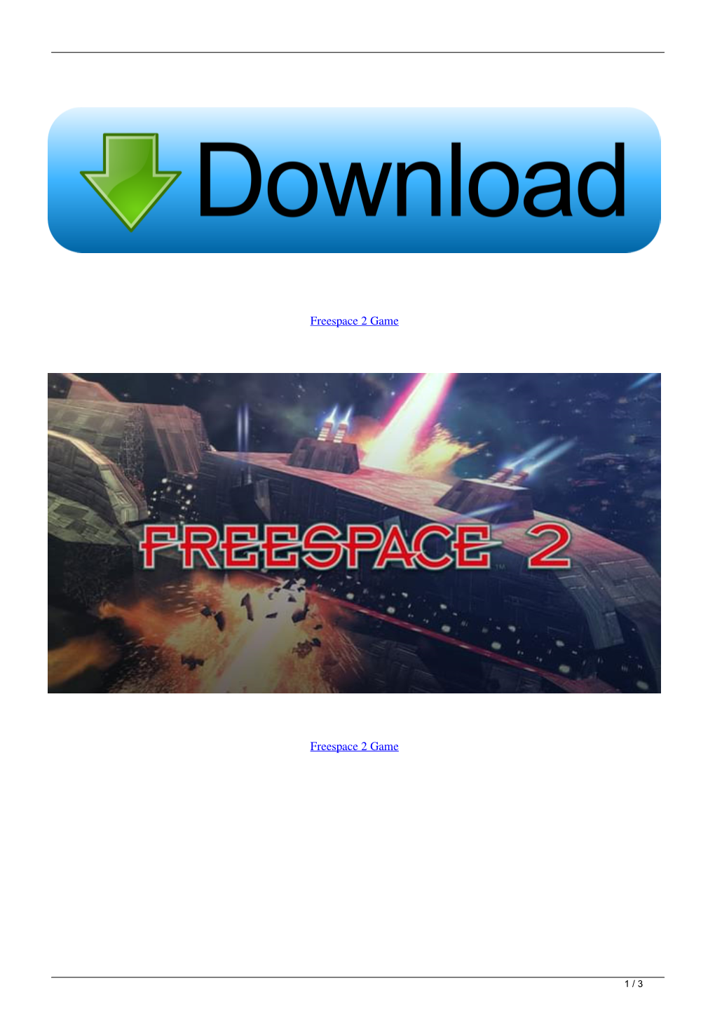 Freespace 2 Game