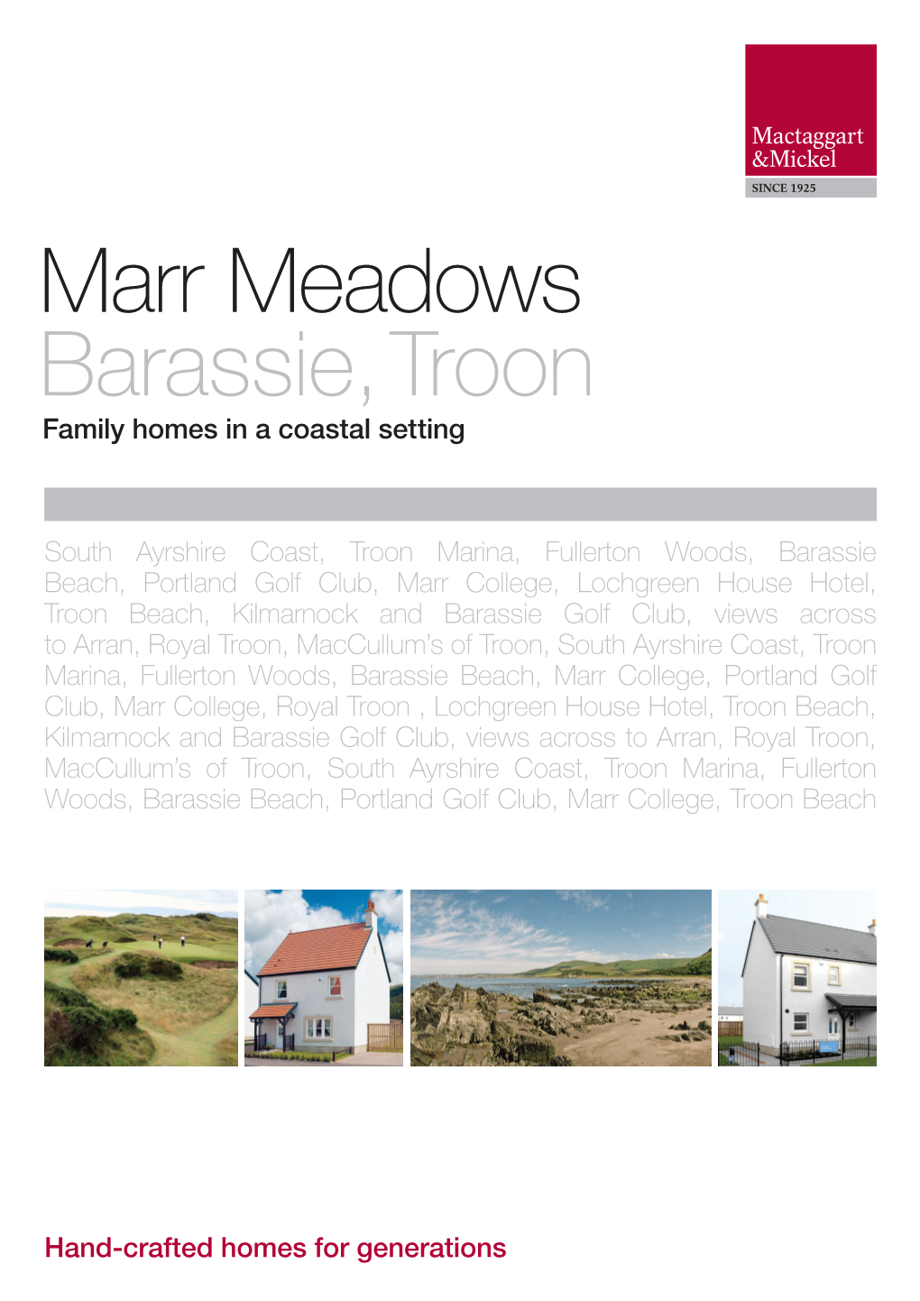 Marr Meadows Barassie, Troon Family Homes in a Coastal Setting