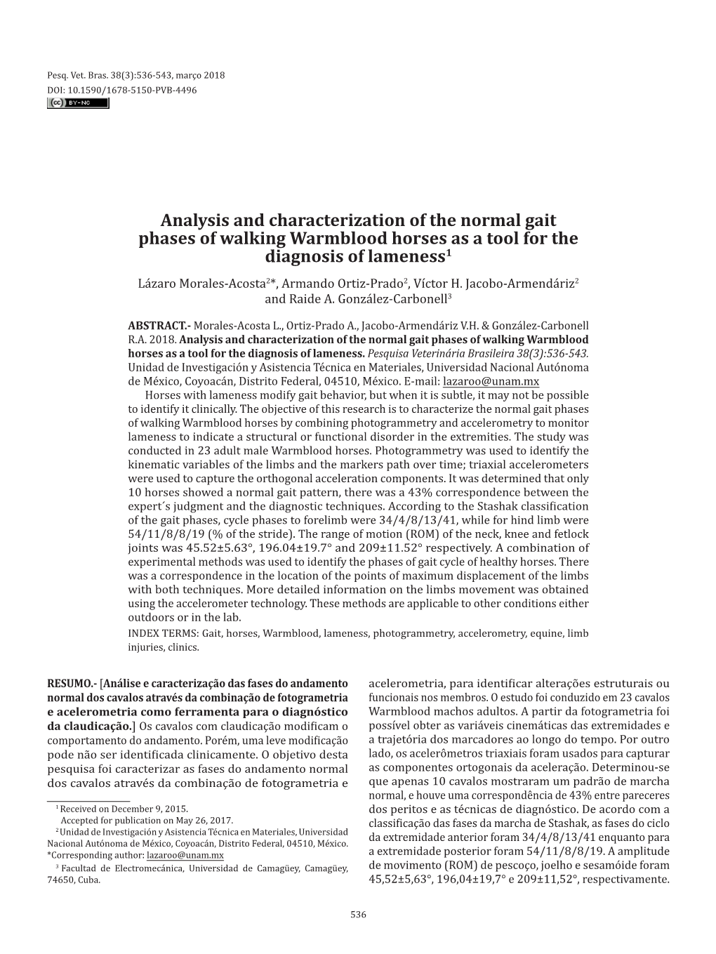 Analysis and Characterization of the Normal Gait Phases of Walking